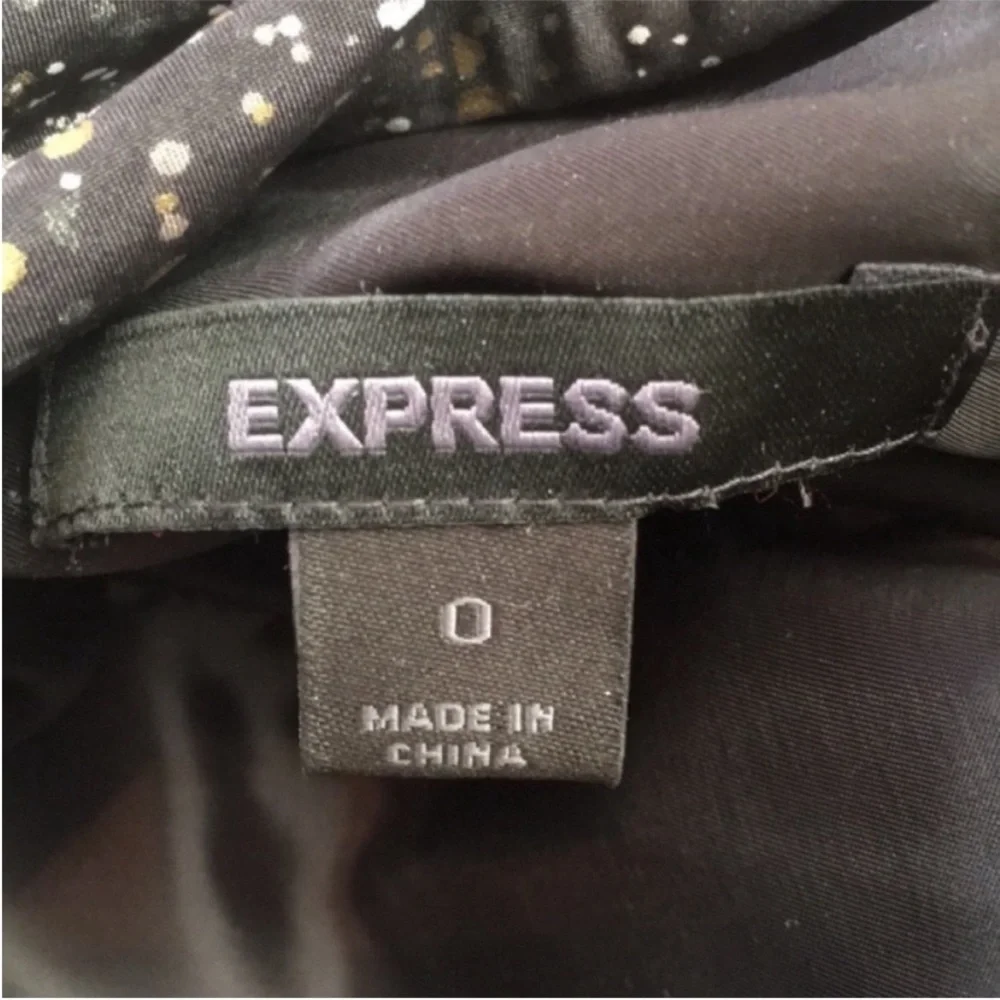 Express silk halter dress